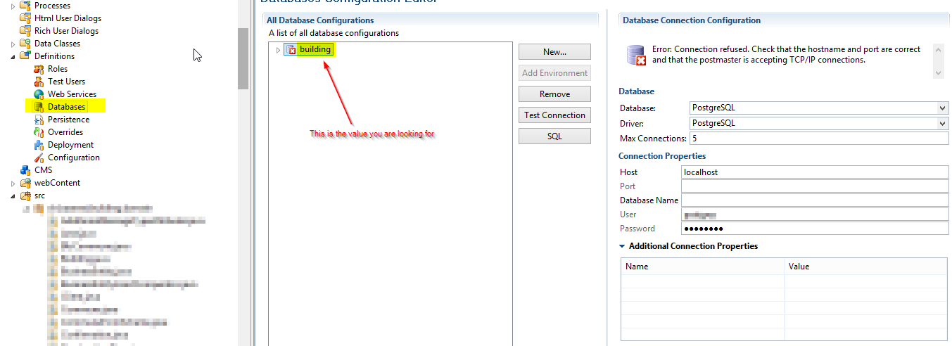 Database Config